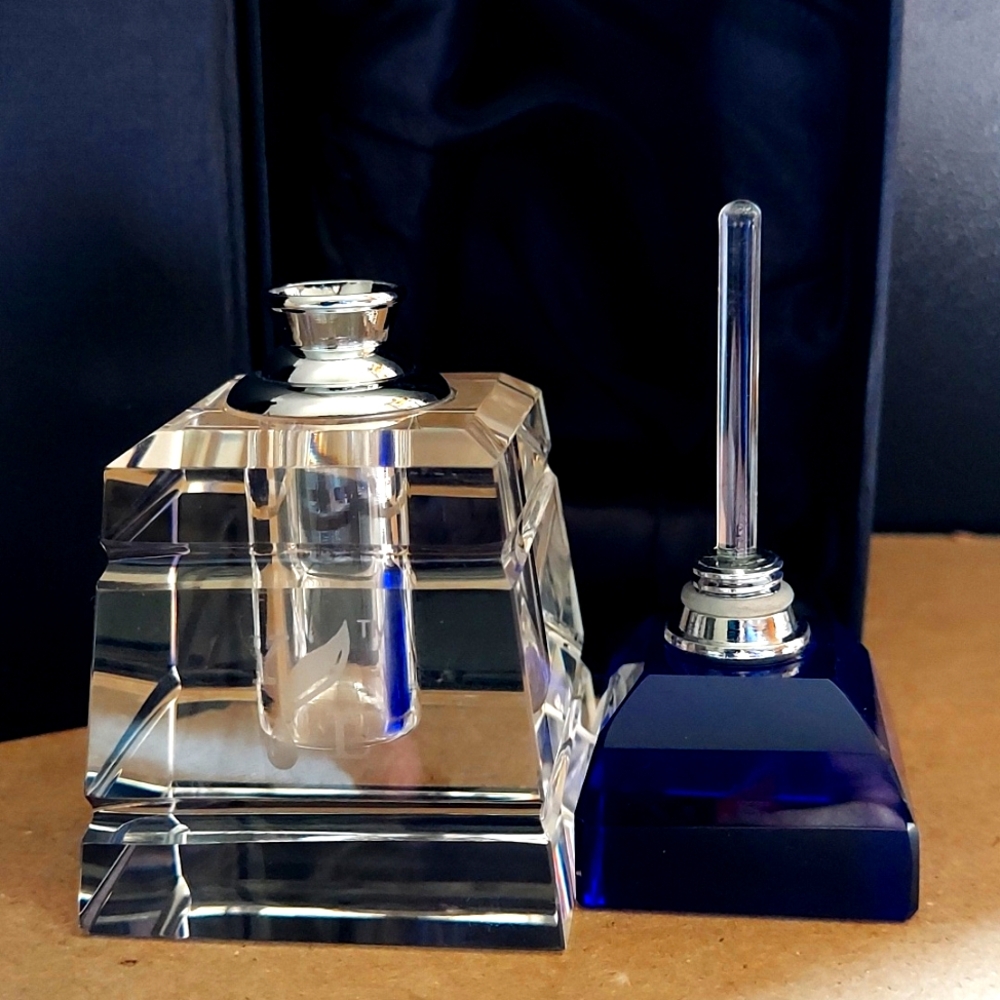 Young Living Cut Glass Perfume Bottle Rare